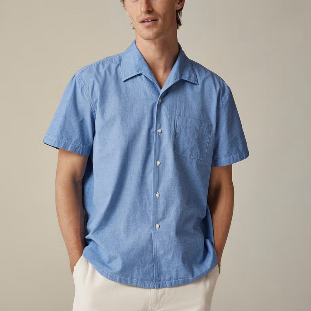 J. Crew Light Blue Casual Button Down Shirt